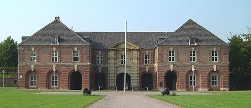 Das Haupttorgebäude der Zitadelle Wesel